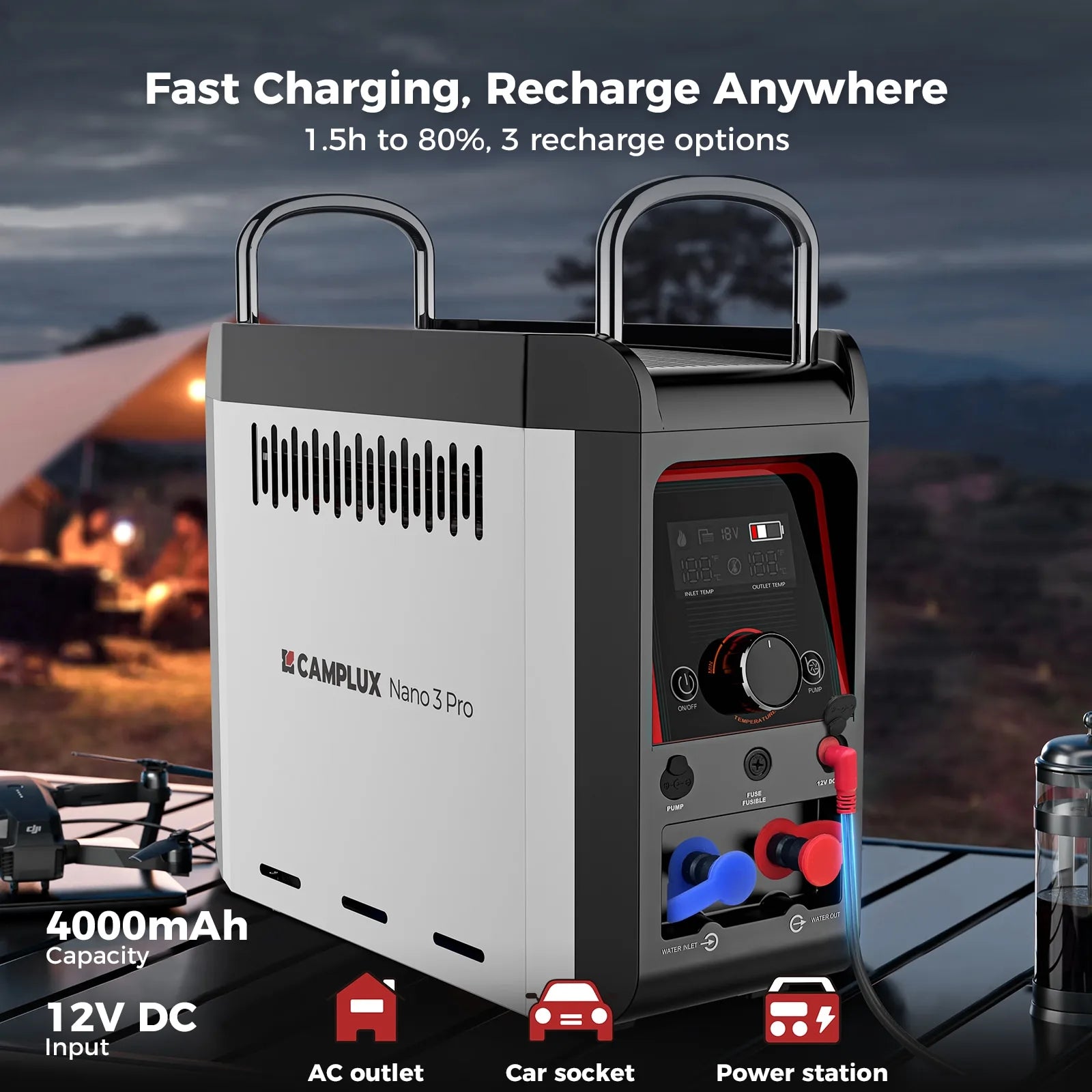 multi safety protection system for nano 3 pro camping heater