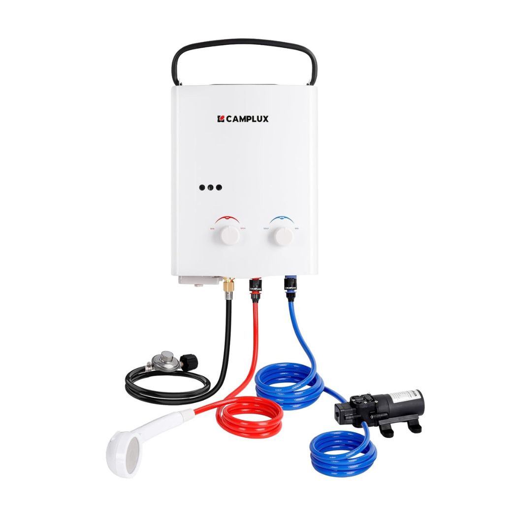 Camplux 5L Portable Water Heater w/ Pump Pack