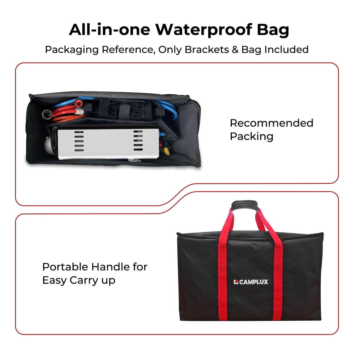 Camplux ST132 Freestanding Stand & Carry Bag for AY132 Series